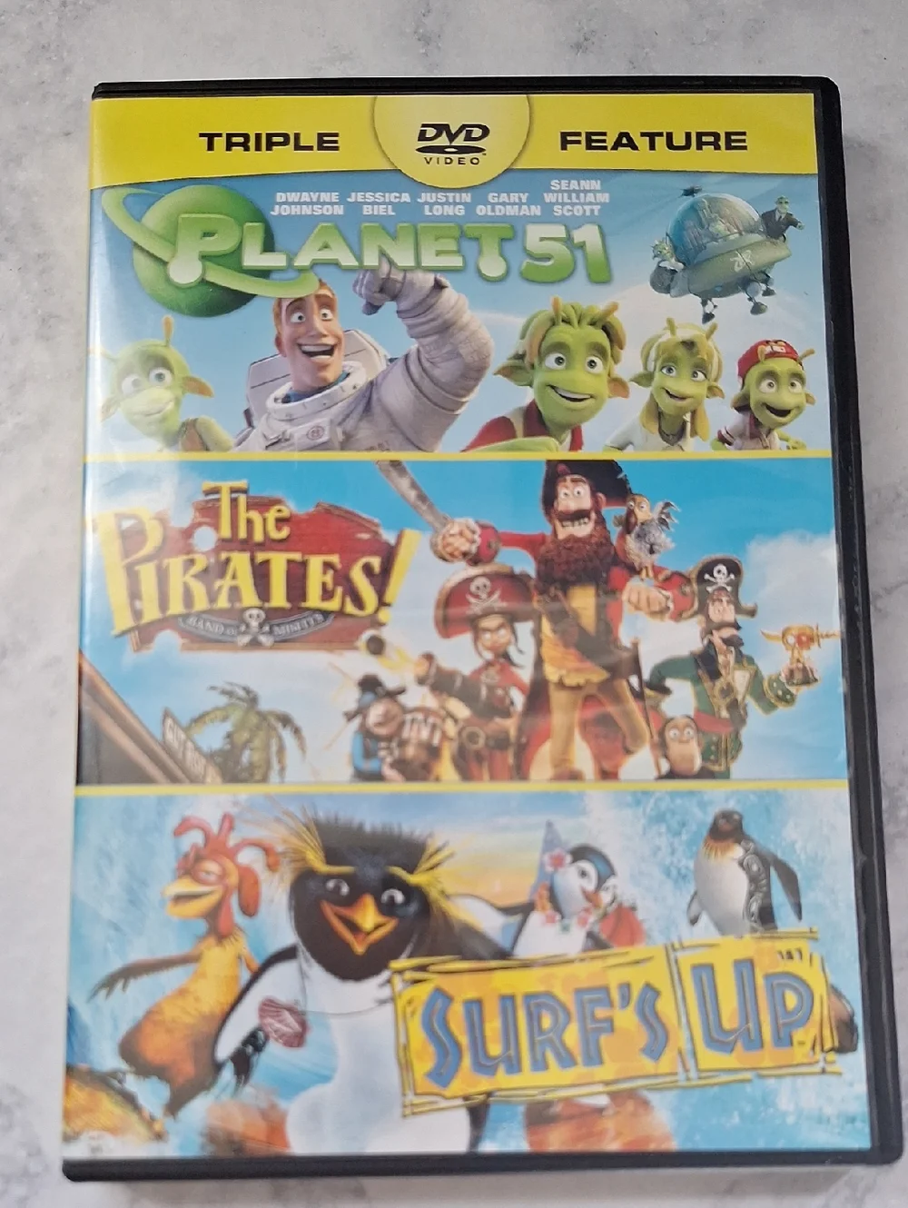 Sony Triple Feature DVDs , Pirates, Penguins And Martians